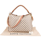 Louis Vuitton Monogram Damier Azur Canvas Beaubourg Hobo MM Shoulder Bag