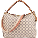 Louis Vuitton Monogram Damier Azur Canvas Beaubourg Hobo MM Shoulder Bag