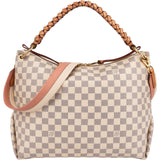 Louis Vuitton Monogram Damier Azur Canvas Beaubourg Hobo MM Shoulder Bag