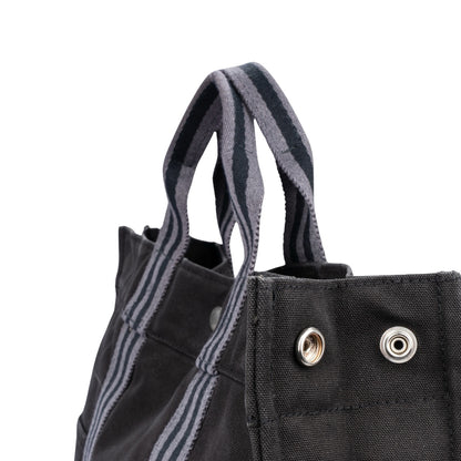 Hermes Cotton Fourre Contrast Handbag