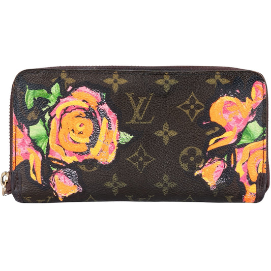 Louis Vuitton Roses By Stephen Sprouse Zippy Wallet