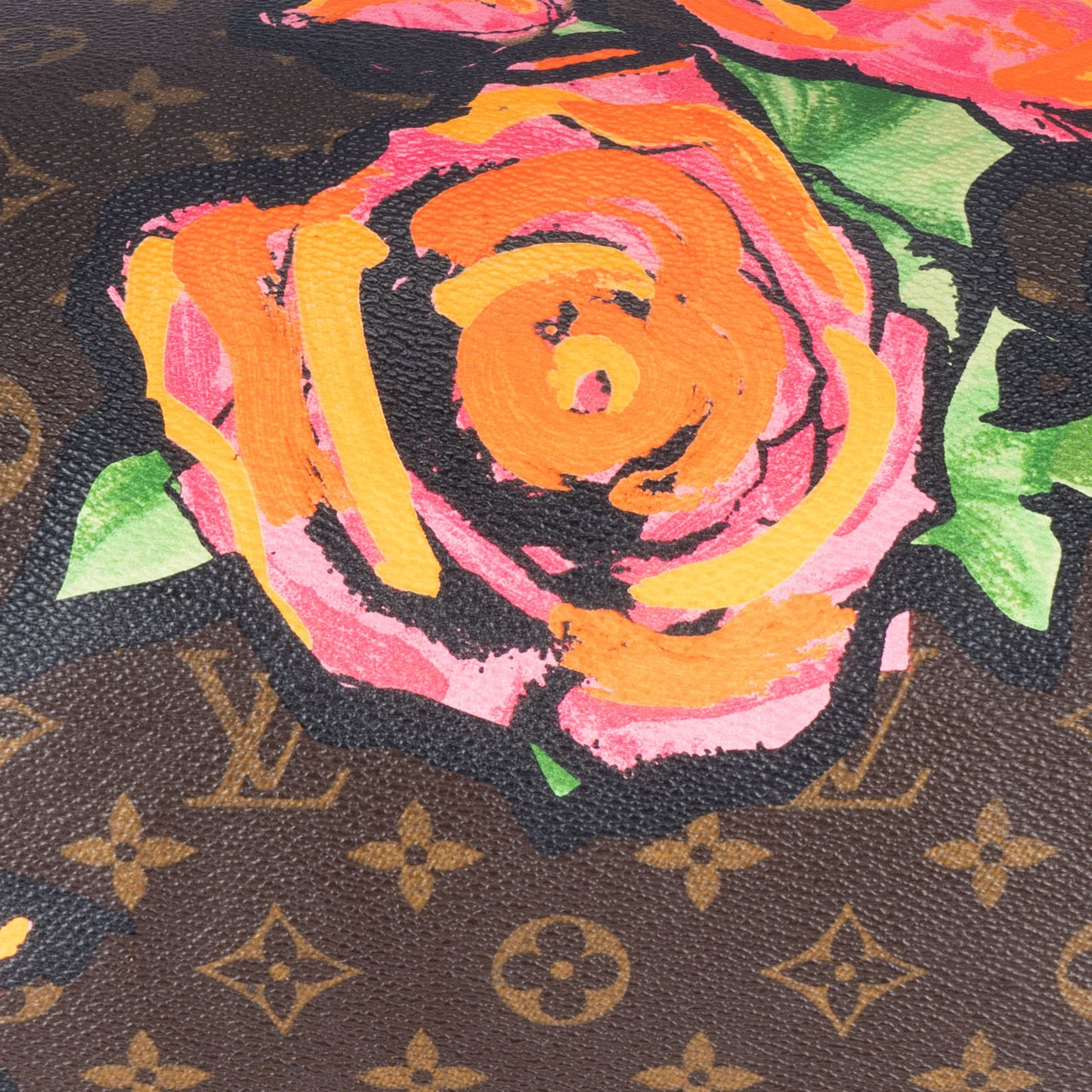 Louis Vuitton Canvas Monogram Roses by Stephen Sprouse 30 Speedy Bag