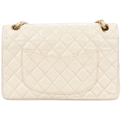Chanel Quilted Lambskin 24K Gold Medium Double Flap Bag