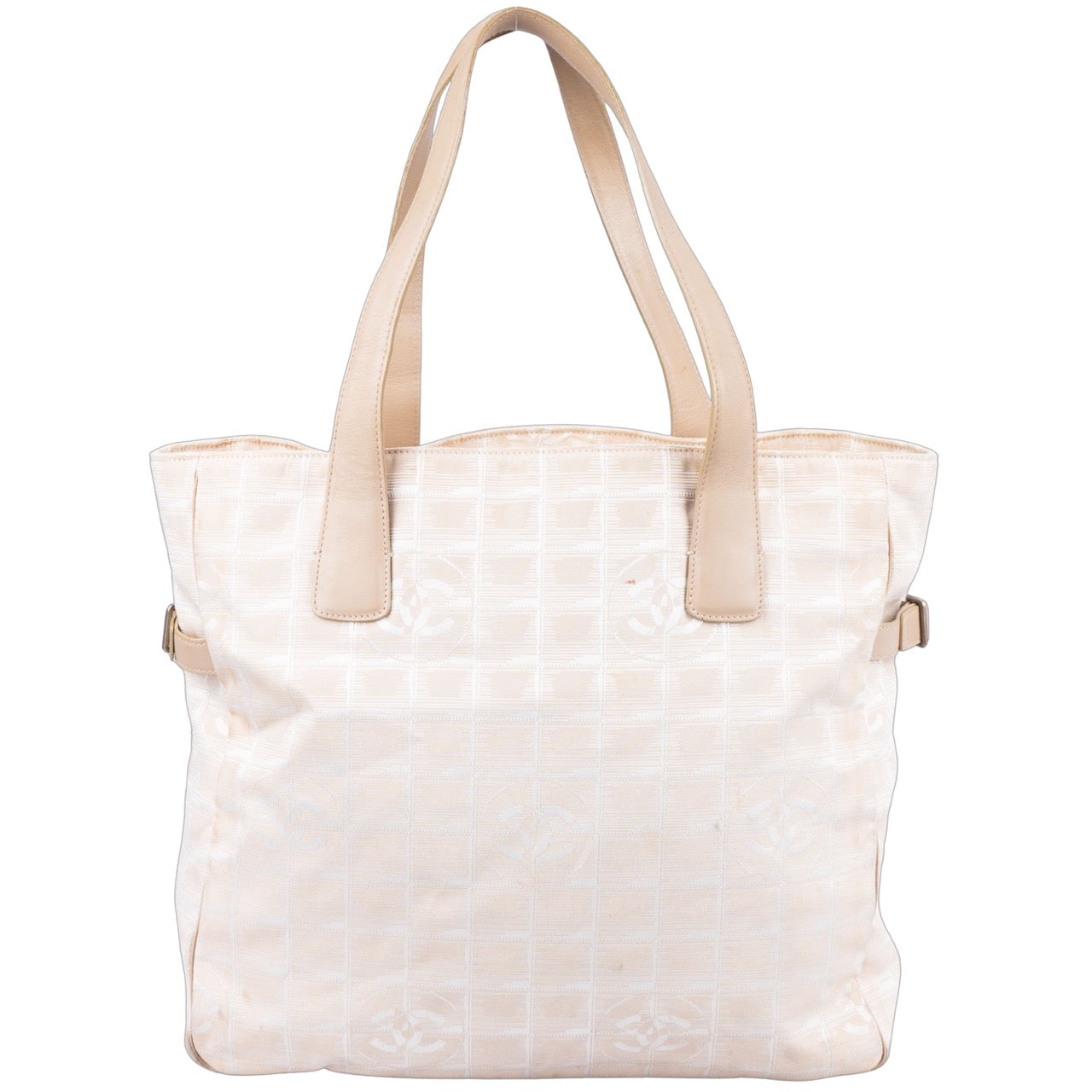 Chanel Travel Line Beige Shopper Bag