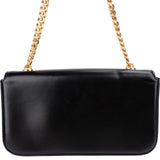 Celine Shiny Calfskin Crystal Claude Triomphe Shoulder Bag