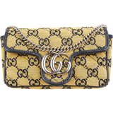 Gucci Monogram GG Marmont Jacquard Super Mini Crossbody Bag