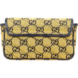 Gucci Monogram GG Marmont Jacquard Super Mini Crossbody Bag