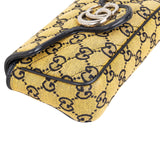 Gucci Monogram GG Marmont Jacquard Super Mini Crossbody Bag