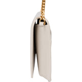 Saint Laurent Grey Smooth Leather Kate Wallet On Chain Crossbody Bag