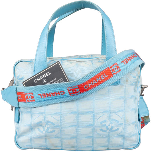 Chanel Blue Travel Line Mini Handbag