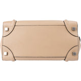 Céline Taupe Leather Luggage Handbag