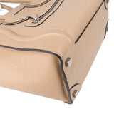 Céline Taupe Leather Luggage Handbag