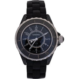Chanel Matte Black Ceramic J12 Watch