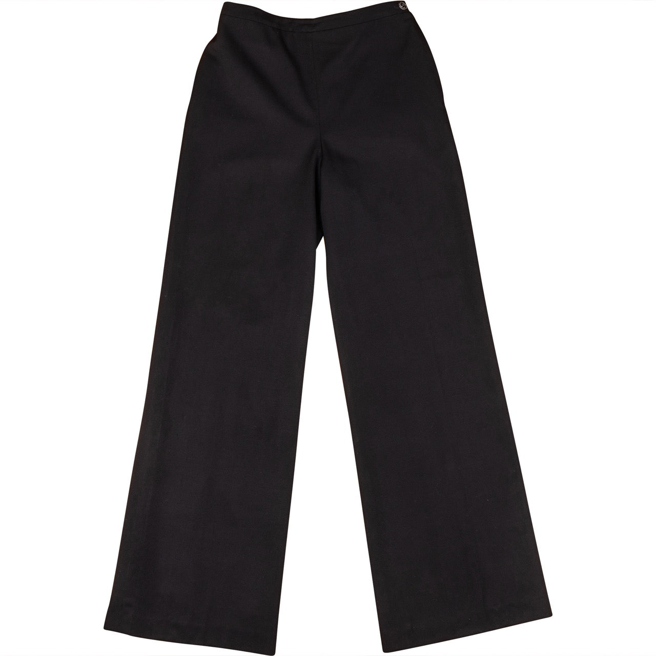 Chanel Noir Wool Pants (D 34 / FR 36) - vintageandkickz