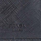 Prada Black Nylon Triangle Wallet