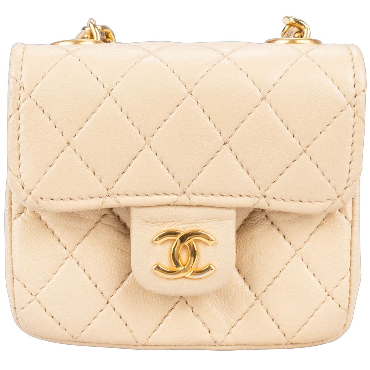 Chanel Quilted Lambskin Mini Single Flap Bag