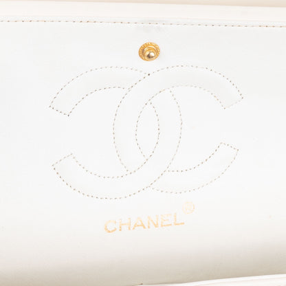 Chanel Quilted Lambskin 24K Gold Double Flap Bag