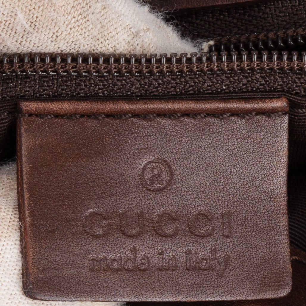 Gucci Canvas Monogram Jackie Bag