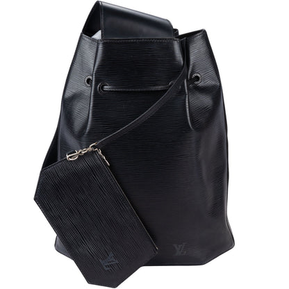 Louis Vuitton Noir Epi Leather Sac A Dos Backpack