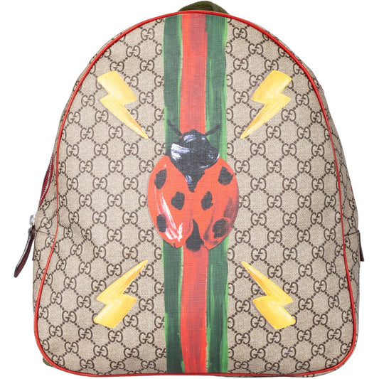 Gucci GG Monogram Ladybug Backpack