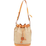 Celine Macadam Canvas Bucket Shoulder Bag