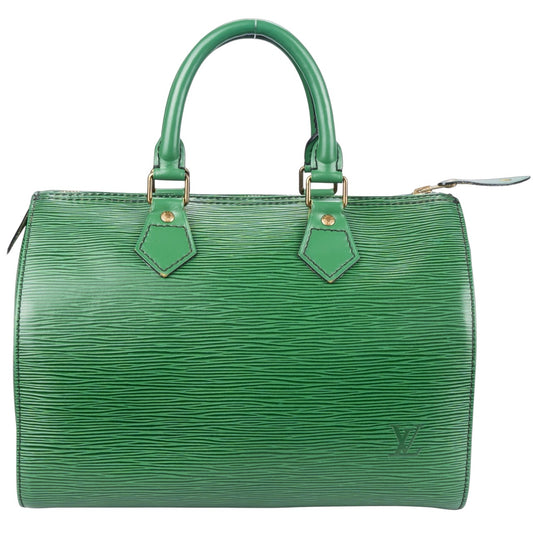 Louis Vuitton Green Epi Leather Speedy 25 Handbag
