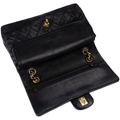 Chanel Quilted Lambskin 24K Gold Double Flap Bag