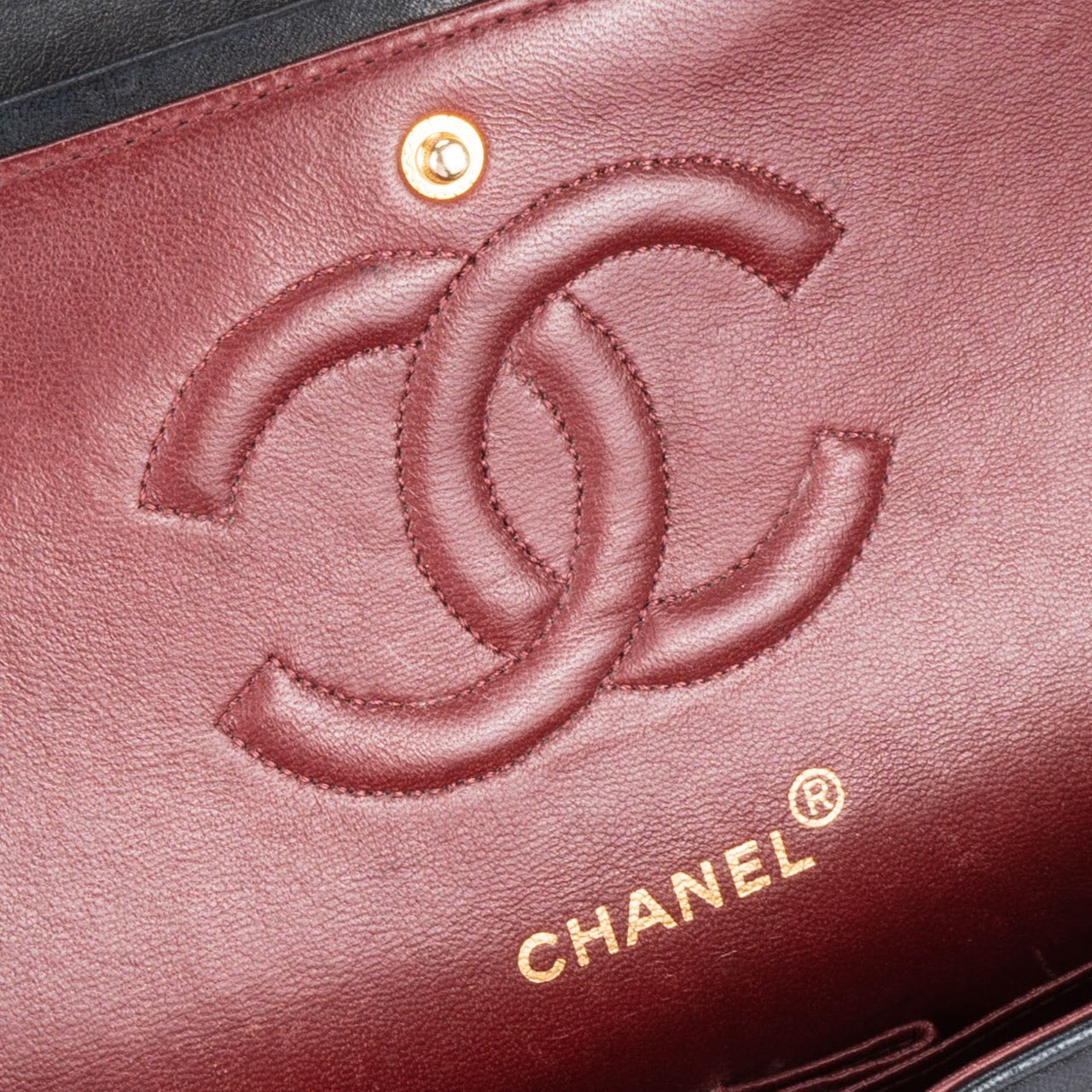 Chanel Quilted Lambskin 24K Gold Double Flap Bag