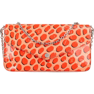 Louis Vuitton Limited Monogram Vernis Jungle Dots Felicie Crossbody Bag