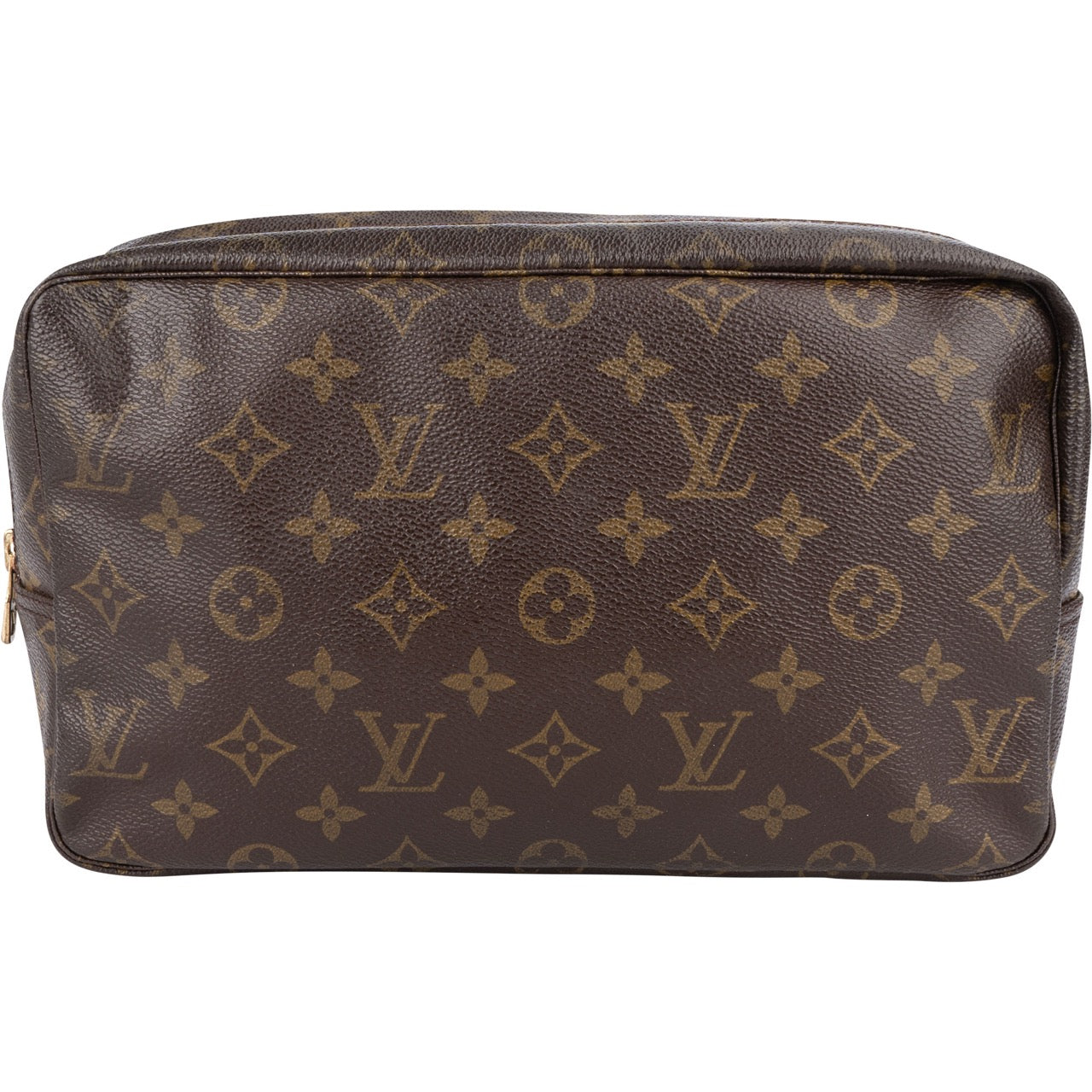Louis Vuitton Monogram Canvas Trousse de Toilette 28 Clutch - vintageandkickz