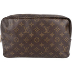 Louis Vuitton Monogram Canvas Trousse de Toilette 28 Clutch - vintageandkickz