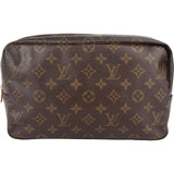 Louis Vuitton Monogram Canvas Trousse de Toilette 28 Clutch - vintageandkickz