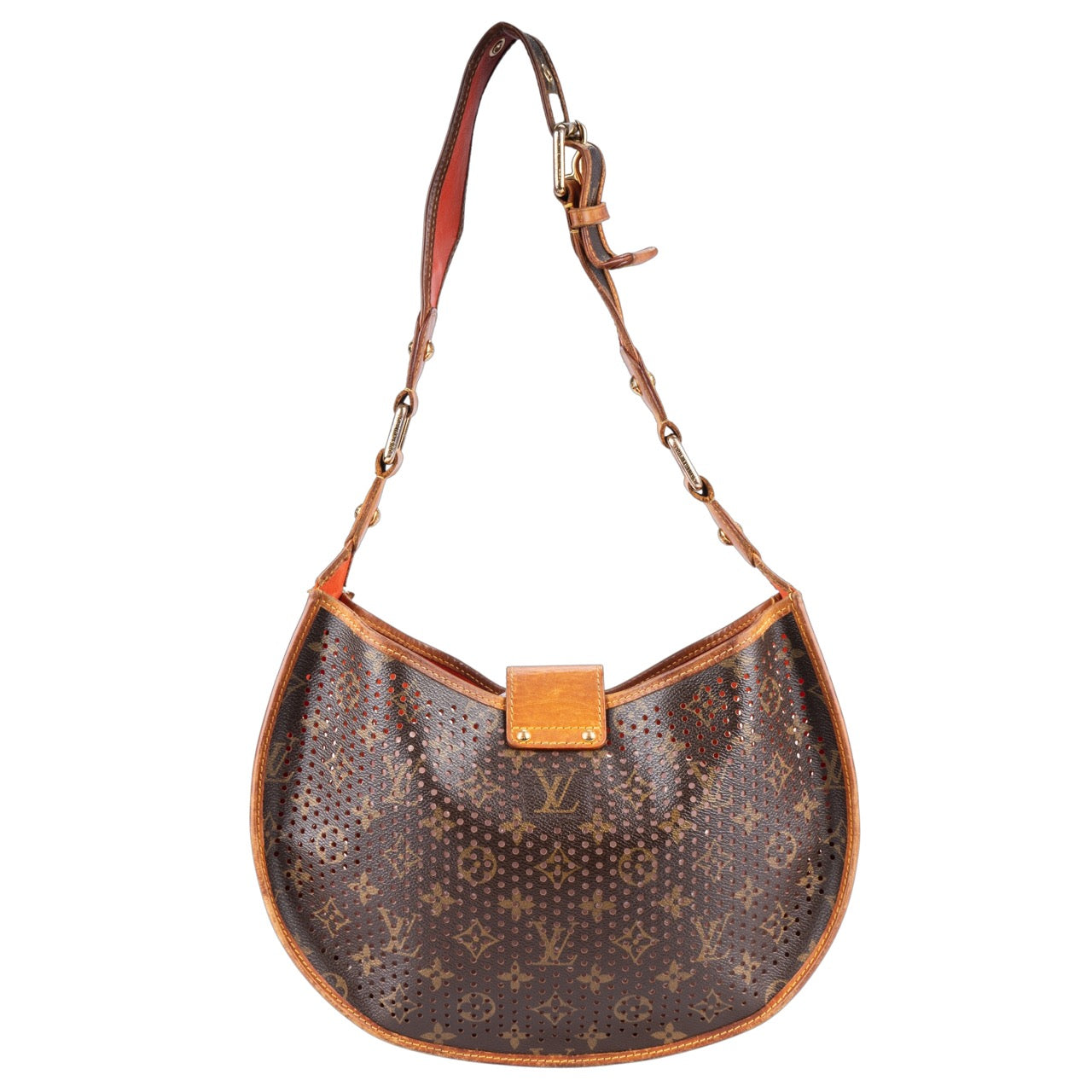 Louis Vuitton Perforated Lune Crossaint MM
