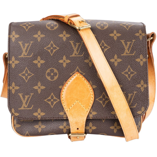 Louis Vuitton Canvas Monogram Cartouchiere Crossbody Bag