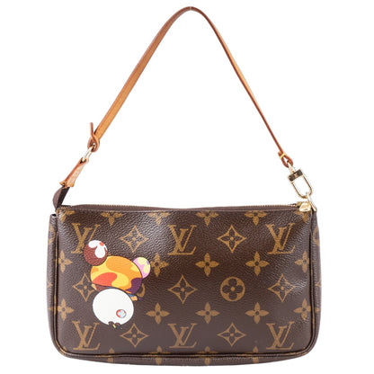 Louis Vuitton Canvas Monogram Murakami Panda Pochette Accessoires