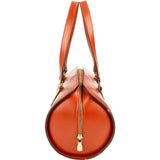 Louis Vuitton Cognac Epi Leather Soufflot Handbag
