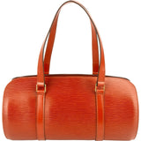 Louis Vuitton Cognac Epi Leather Soufflot Handbag