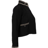 Chanel Black Wool Classic Button Jacket (FR34 / DE32)