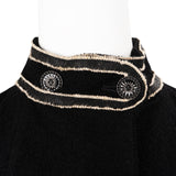 Chanel Black Wool Classic Button Jacket (FR34 / DE32)