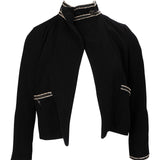 Chanel Black Wool Classic Button Jacket (FR34 / DE32)