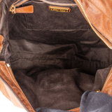 Miu Miu Brown Leather City Handbag