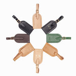 Louis Vuitton Leather Luggage Tags - vintageandkickz
