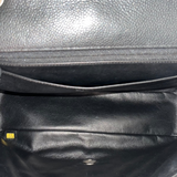 Chanel Quilted Caviar Leather Jumbo Single Flap Crossbody Bag