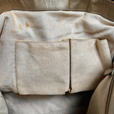 Gucci Monogram GG Metallic Leather Canvas Sukey Handbag