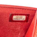 Chanel Camellia Embossed Leather Wallet on Chain Crossbody Bag