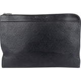 Louis Vuitton Monogram Shadow Leather Pochette Jour Discovery Clutch