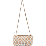 Chanel Denim Canebiers Single Flap Crossbody Bag