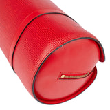 Louis Vuitton Red Epi Leather Soufflot Handbag