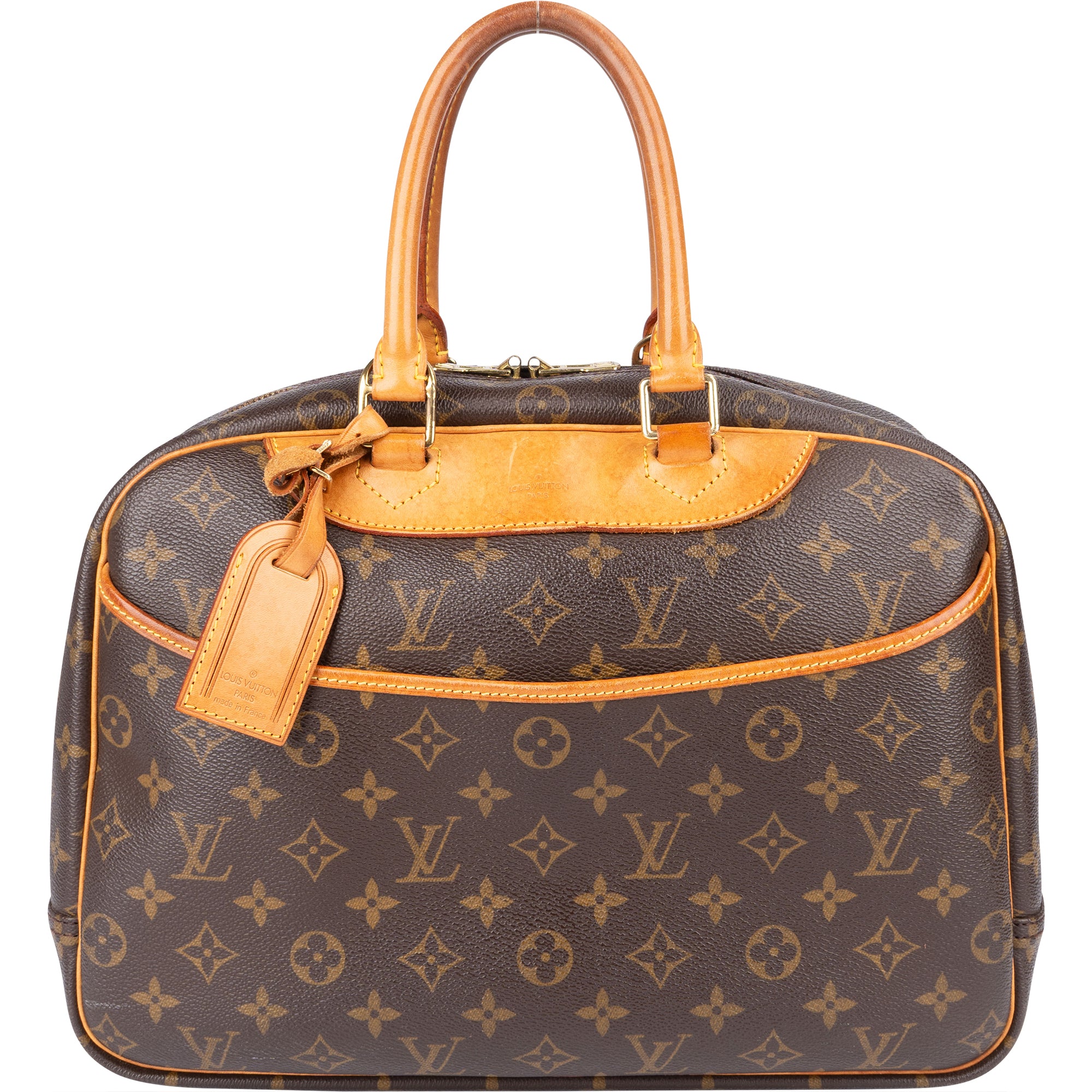 Louis Vuitton Monogram Canvas Deauville Handbag - vintageandkickz