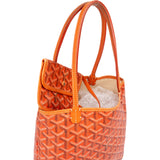 Goyard Orange Goyardine Monogram St. Louis Junior Shoulder Bag
